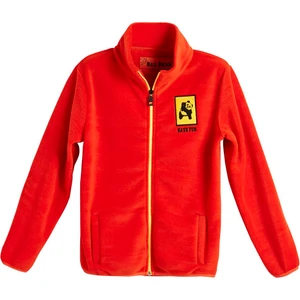 Bad Bear Fun Full-Zip Kids Turuncu Fermuarlı Çocuk Polar Sweatshirt