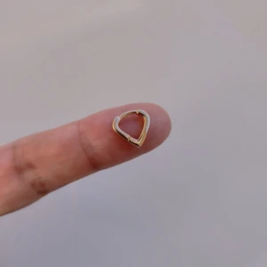 Çelik Üçgen Model Tragus Piercing Kalp Model Piercing Helix Kıkırdak