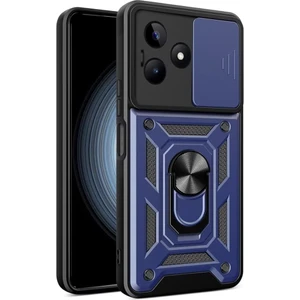 Tecno Spark 10 Kılıf Yüzüklü Sürgülü Kamera Korumalı Pars