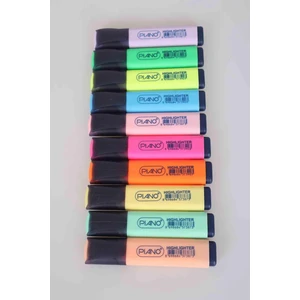 PIANO 10 RENK FOSFORLU KALEM SETİ
