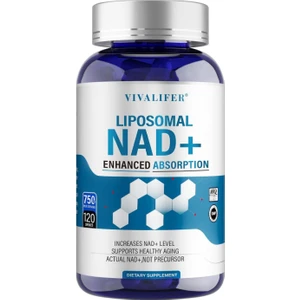 Vivalifer Liposomal Nad+ Nmn  Nad+ 500 mg With Tmg 250 mg For Ultra Max Enhanced Absorption  Promotes Anti-Aging  Energy And Brain Function – 120 Kapsül