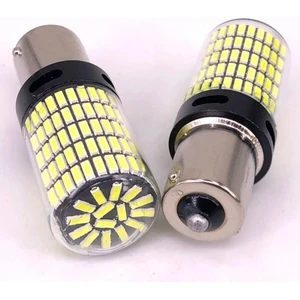 Tiger Marketing P21W 144 Ledli Ultra Parlak Geri Vites Park Ampül Tek Duy Beyaz (2 Adet)