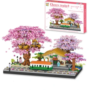 Jea Love Jea·love Sakura Tren Istasyonu 12 Yaş ve Üzeri Için Yaratıcı Doğa Temalı Oyuncak Yapım Seti (3668PCS) (Yurt Dışından)