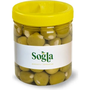 Soğla Bereketli Topraklar Doğal Badem Dolgulu Yeşil Zeytin 500 gr