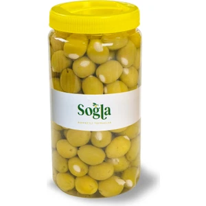 Soğla Bereketli Topraklar Doğal Badem Dolgulu Yeşil Zeytin 1000 gr