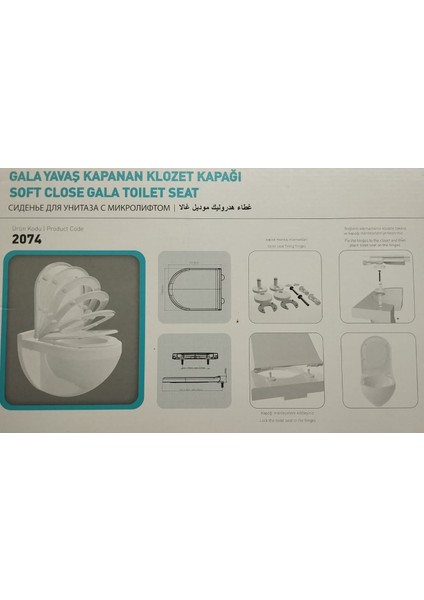 Yavaş Kapanan Klozet Kapağı Nova modelleri