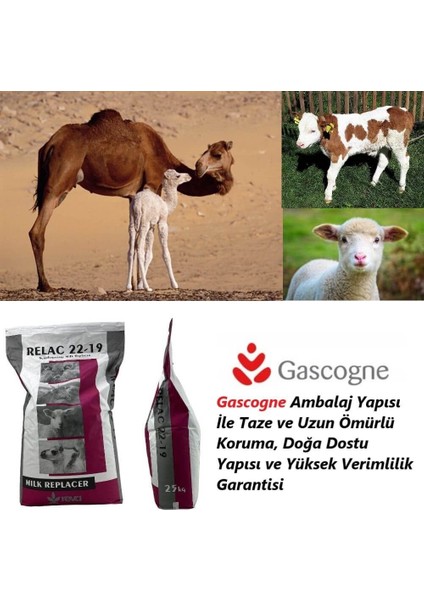 Relac 22-19 Ithal Hayvansal Içerikli Kuzu-Oğlak Mama-25 Kg