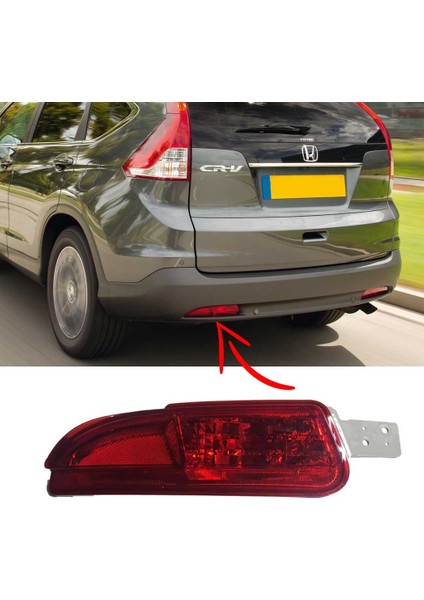 Honda Crv Cr-V Arka Tampon Sol Sis Lambası Reflektör 2013 2014