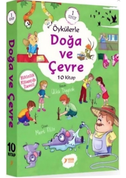 1. Sınıf Öykülerle Doğa ve Çevre Seti 10 Kitap