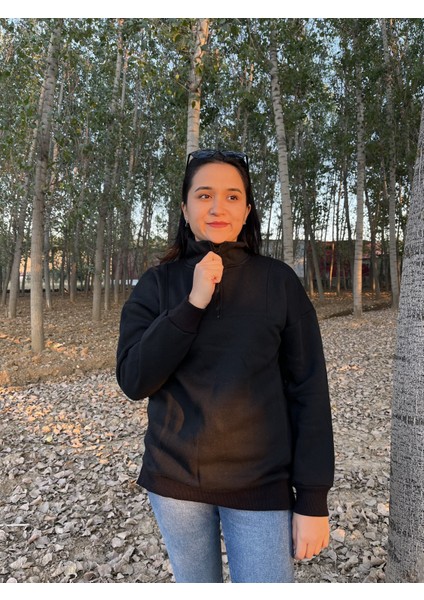 Fermuarlı Polo Yaka Kazak/ Sweatshirt fiyatları