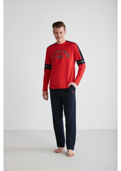 U.s. Polo Assn. 18727 Erkek Yuvarlak Yaka Pijama Takımı