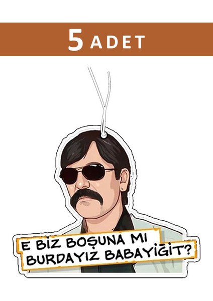 5 Adet Kurtlar Vadisi Pala Babayiğit Tasarımlı Araba Kokusu, Oto Araç Kokusu