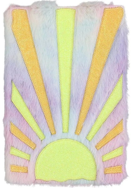 A5 Peluş Renklı Güneş Defter,