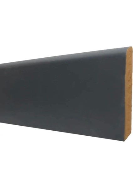 25 Mt 8 cm Antrasit Gri Düz Model Laminat Parke Süpürgelik Modeli Finiş Folyo Kaplama 227-D