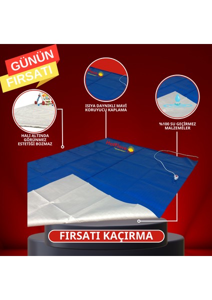 Elektrikli Halı Altı Isıtıcı Su Geçirmez Yerden Isıtma