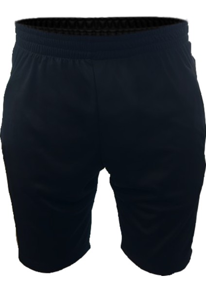 Şeritli Logo Baskılı Şort