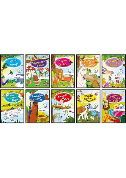 1. Sınıf Konuşan Hayvanlar Serisi 10 Kitap