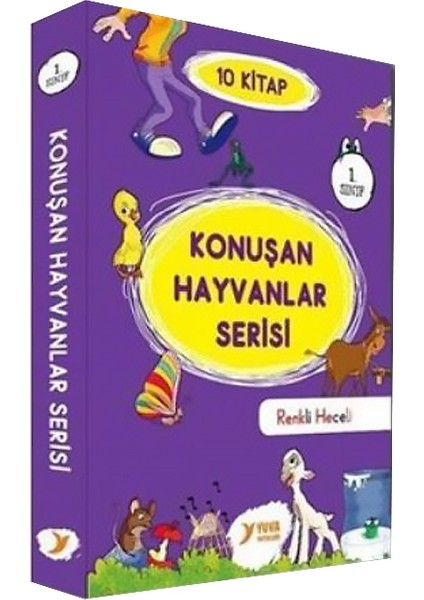 1. Sınıf Konuşan Hayvanlar Serisi 10 Kitap