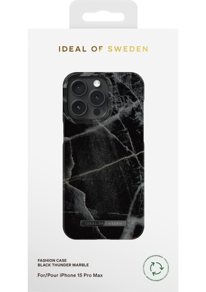 Fashion Case iPhone 15 Pro Max Black Thunder Marble fiyatları