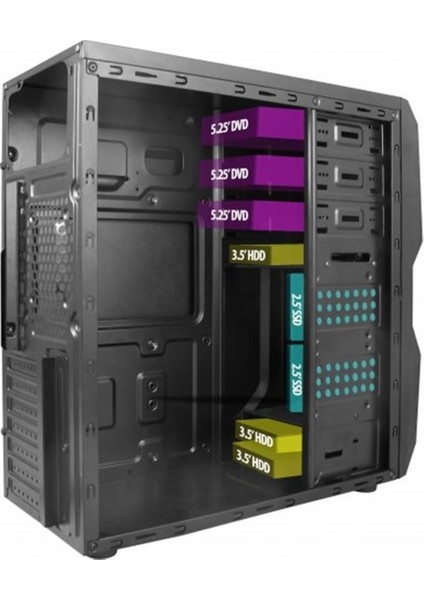TA-K62 550W Kasa Siyah fiyatları