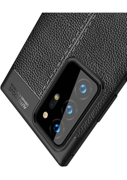 Samsung Galaxy Note 20 Deri Görünümlü Firo Silikon Kılıf