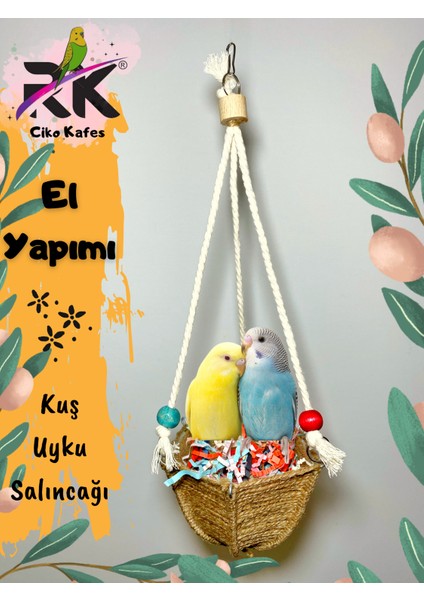 Eğlenceli Kuş Uyku Hamağı Salıncağı