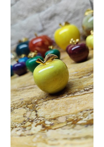 Mermer Elma Biblo Süs Eşyası Mini Boy 3cm fiyatları