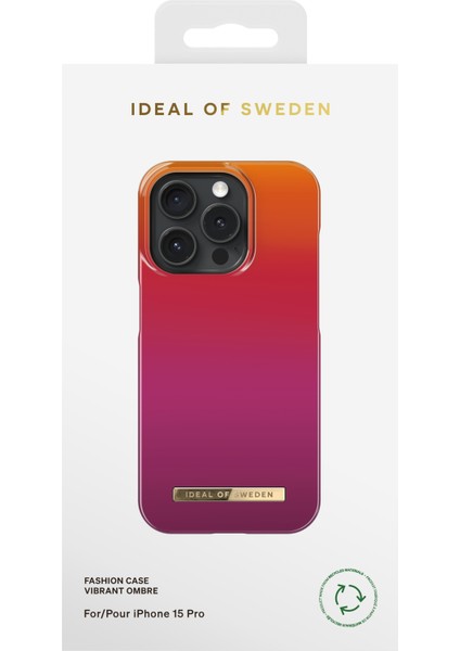 Fashion Case iPhone 15 Pro Telefon Kılıfı Renkli