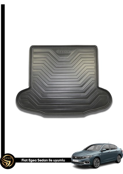 Fiat Egea Sedan (2014-2021) 4.5D Havuzlu Paspas + Elmas Kesim Bagaj Havuzu modelleri