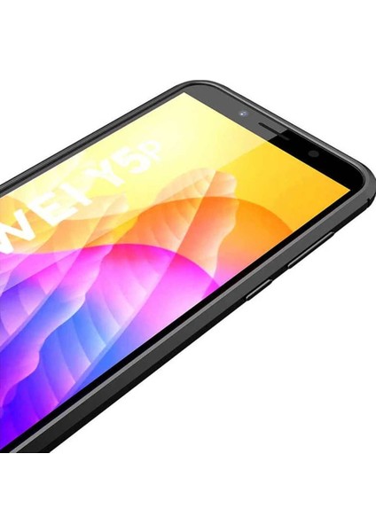 Huawei Y5P Deri Görünümlü Firo Silikon Kılıf
