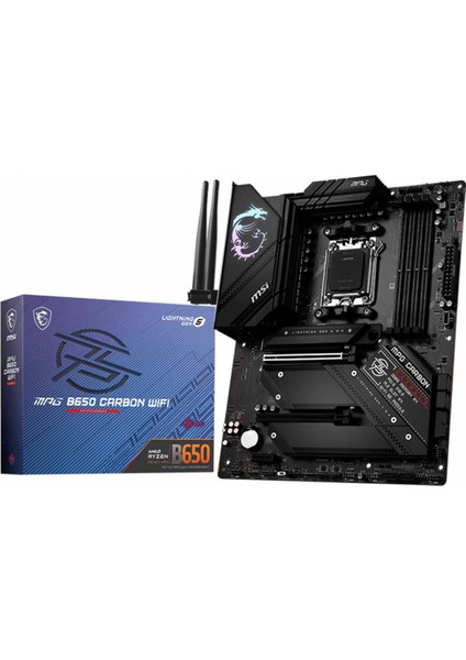 Mpg B650 Carbon Wıfı Ddr5 6600MHZ(OC) HDMI Dp M.2 Atx