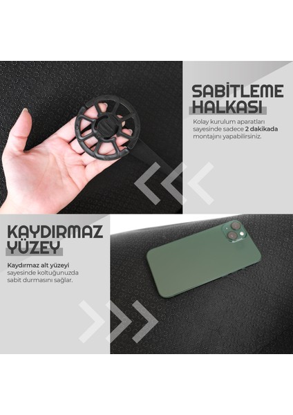 Premium Koruyucu Arka Koltuk Minderi Yüksek Kalite Keten Isofix Uyumlu Ekstra Cepli modelleri