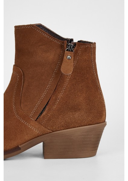 Kadın Taba Süet Hakiki Deri Casual Bot 231 2064 Bn Bot SK23/24 indirimleri