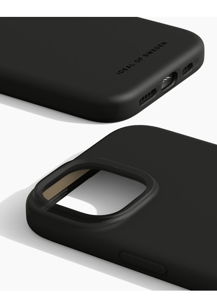 Silicone Case iPhone 15 Telefon Kılıfı Siyah fırsatları