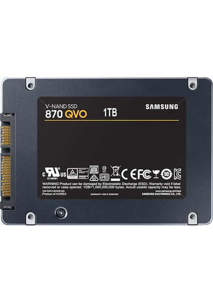 1tb Samsung 870 560/530MB/S Qvo MZ-77Q1T0BW SSD modelleri