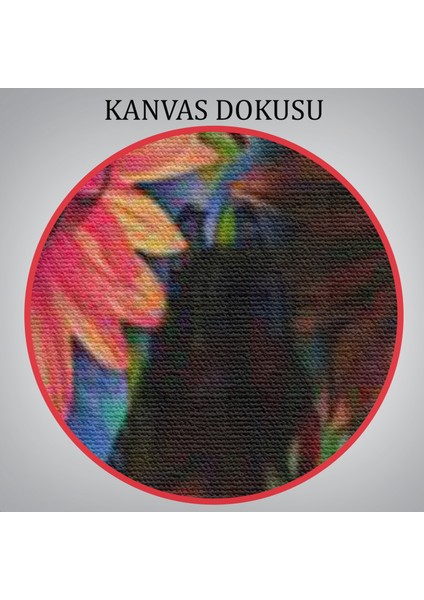 Şeker Kafatası Rengarenk Çiçekli Kafatası Ölülerin Günü Kanvas TABLO-5253
