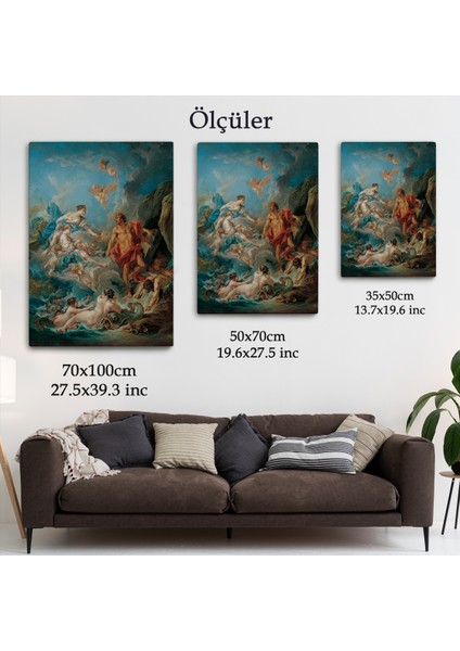 Juno, Aeolus'tan Rüzgarları Serbest Bırakmasını Istiyor, François Boucher Rönesans TABLOSU-6061