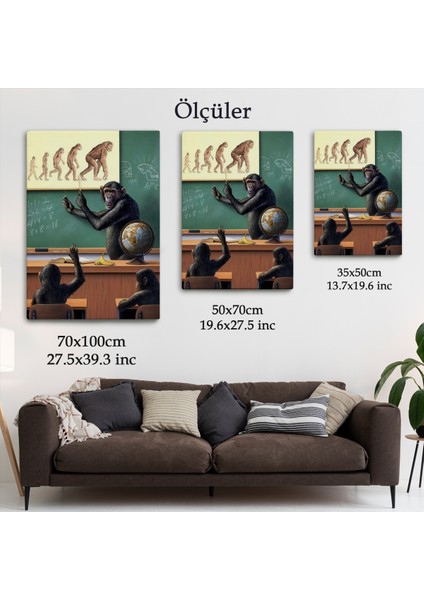 Insanın Tersine Evrimine Anlatan Manmun TABLOSU-6265