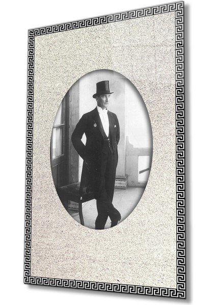 Çerçeveli Atatürk Cam Tablo