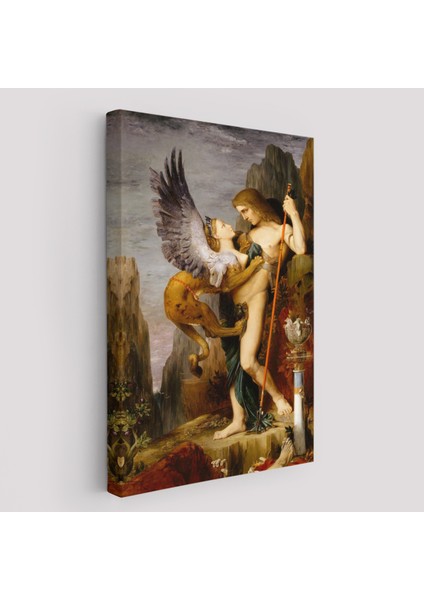 Oidipus ve Sfenks Gustave Moreau Duvar TABLOSU-5985 fiyatları
