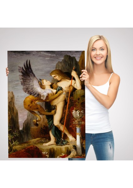 Oidipus ve Sfenks Gustave Moreau Duvar TABLOSU-5985 modelleri