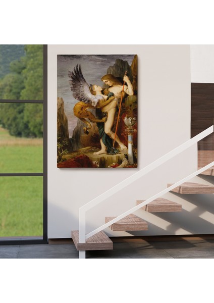 Oidipus ve Sfenks Gustave Moreau Duvar TABLOSU-5985 fırsatları