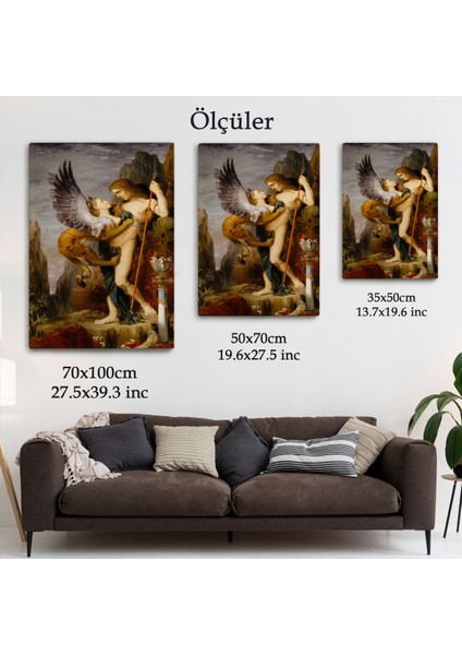 Oidipus ve Sfenks Gustave Moreau Duvar TABLOSU-5985 indirimleri