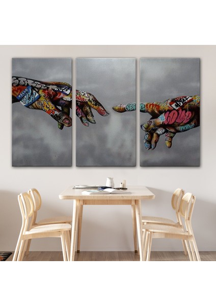 Tanrının Eli Tablo, Hıristiyanlara Hediye, Incil Severler, Banksy Graffiti SANATI-5415 modelleri