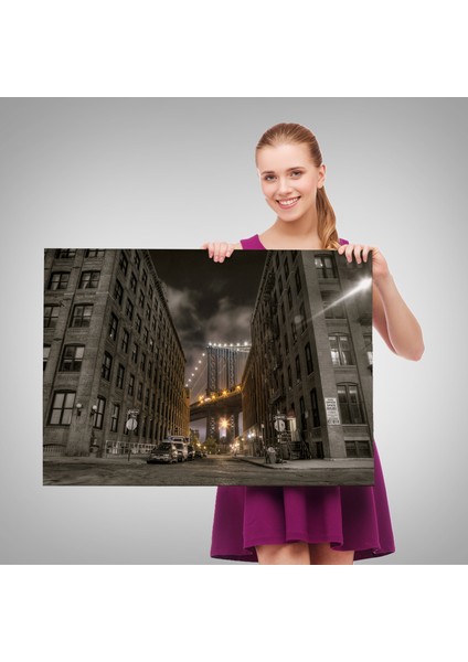 Manhattan Sokak Manzara TABLOSU-6517