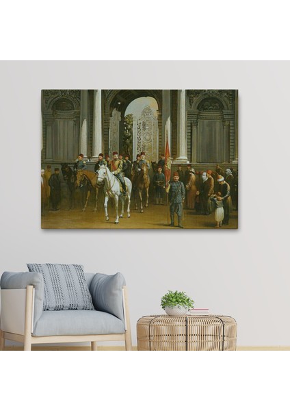 Abdülhamin Han Dolmabahçe Sarayı TABLOSU-6557