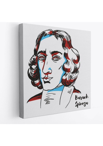 Baruch Spinoza Dekoratif Kanvas TABLO-5818