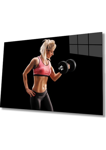 Spor Fıtnes Cam Tablo Sports Fitness