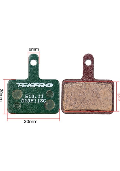 Tektro 2 Çift E10.11 Fren Balataları Bisiklet Hidrolik Disk Fren Pad Shimano M335 395 Metal Bisiklet Pedleri Bisiklet Parçaları (Yurt Dışından)