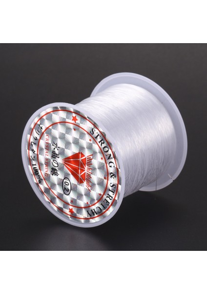 0.2mm Çap Şeffaf Naylon Balık Olta Biriktirme Boncuk Dize (Yurt Dışından)